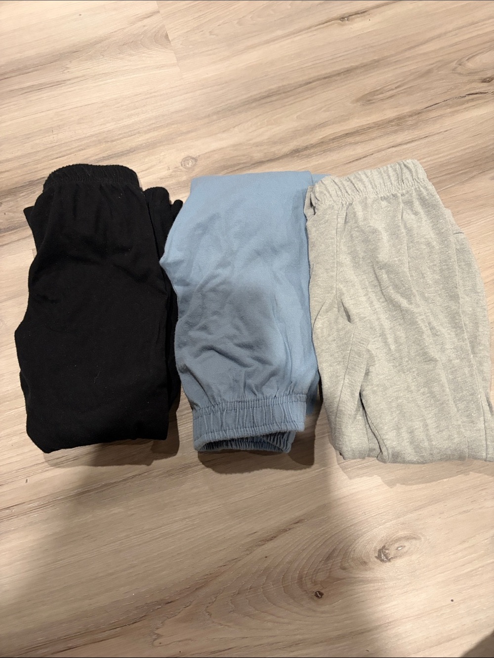Cat & Jack 4Pack Joggers - Black, Light Blue, Heather Gray